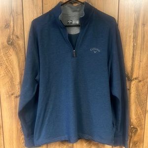 Men’s Golf Side Pocket Quarter Zip Pullover Sweater by Callaway